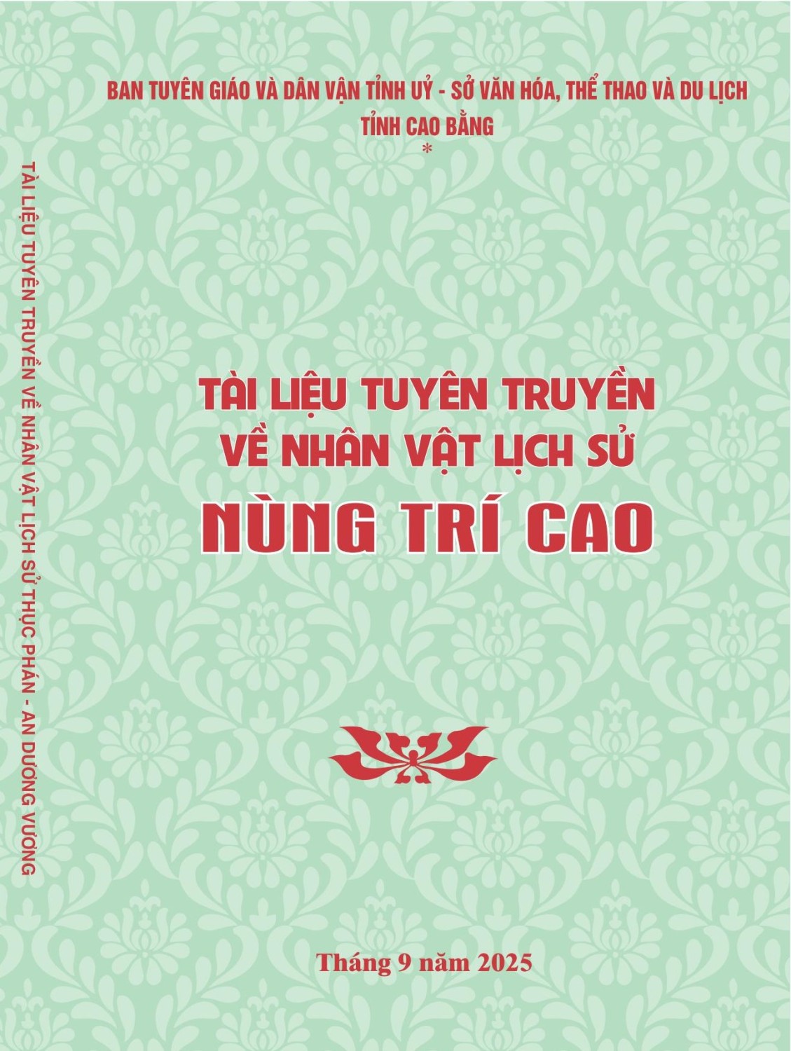 Tài liệu tuyên truyền về nhân vật lịch sử Nùng Trí Cao