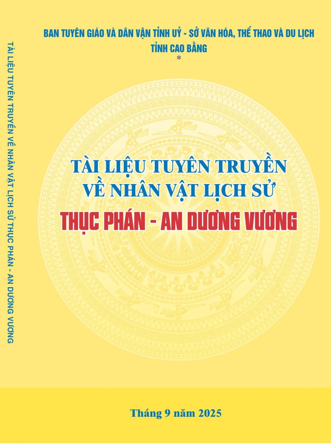 Tài liệu tuyên truyền về nhân vật lịch sử Thục Phán - An Dương Vương